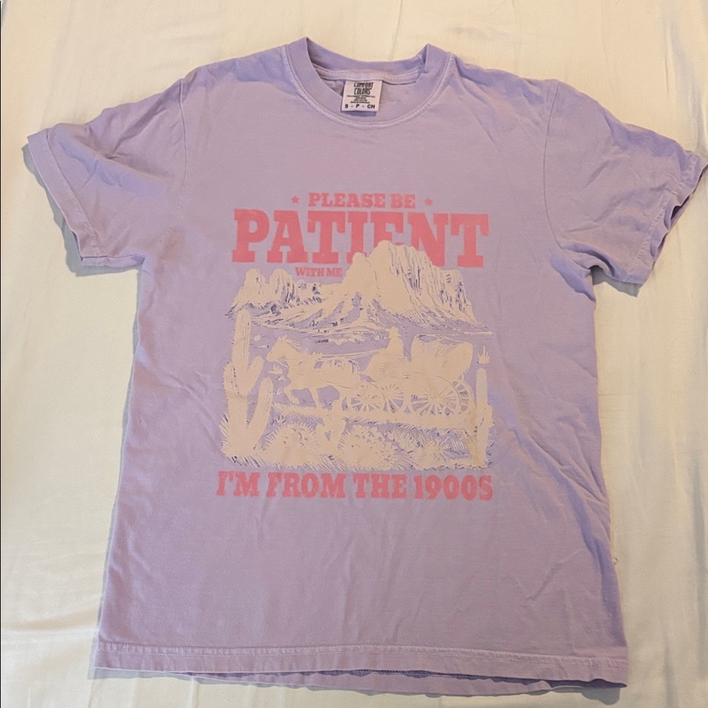 Comfort Colors Lavender Graphic Tee
